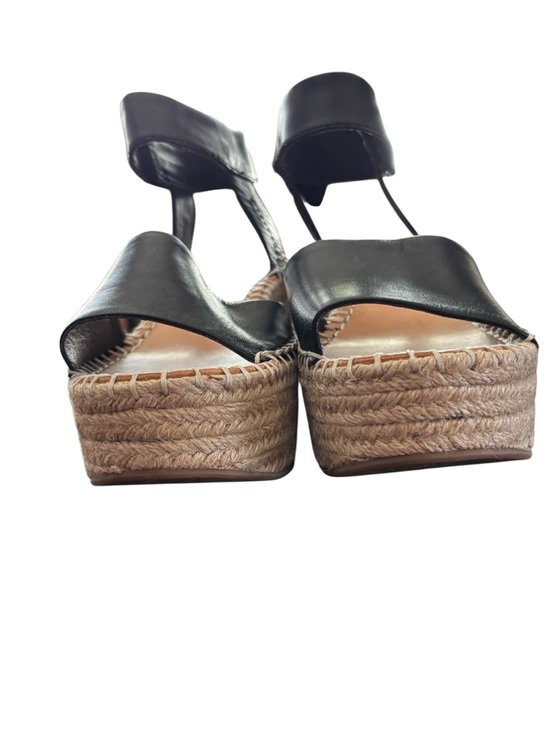 NWT Frye and Co Amber Espadrille Wedge Frye in Black Sz 5.5 Platform Boho - Picture 5 of 14